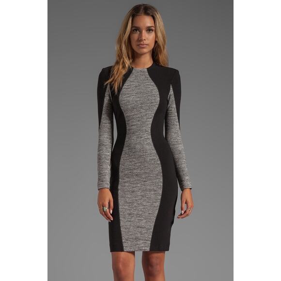 By Malene Birger Double Jersey Stretch Molky Dress Grey Melange XS / S - Picture 1 of 14